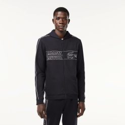 Sous-Vetements & Vetements D'Interieur | LACOSTE Sweatshirt D'Interieur A Capuche Avec Inscriptions