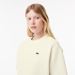 T-Shirts | LACOSTE T-Shirt Oversize En Pique Double-Face