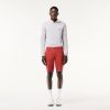 Pantalons & Shorts | LACOSTE Bermuda Slim Fit Uni En Coton Stretch