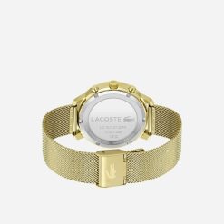 Montres | LACOSTE Montre Homme Replay En Acier A Placage Ionique Or Fin Lacoste