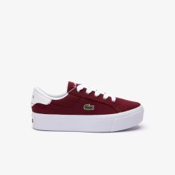 Sneakers | LACOSTE Sneakers Ziane Platform Femme En Textile