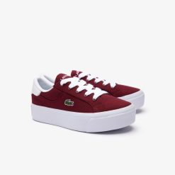 Sneakers | LACOSTE Sneakers Ziane Platform Femme En Textile