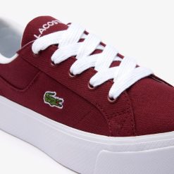 Sneakers | LACOSTE Sneakers Ziane Platform Femme En Textile