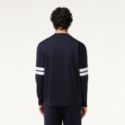 T-Shirts | LACOSTE T-Shirt Manches Longues Avec Print Et Badge