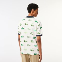 Polos | LACOSTE Polo Homme Lacoste Golf Imprime Crocodile