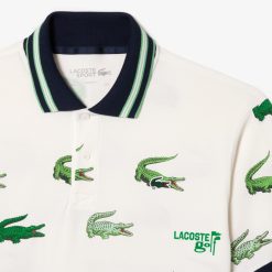 Polos | LACOSTE Polo Homme Lacoste Golf Imprime Crocodile