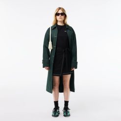 Robes & Jupes | LACOSTE Robe Jersey Manches Courtes Oversize Details Contrastes