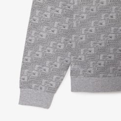 Sous-Vetements & Vetements D'Interieur | LACOSTE Sweatshirt D'Interieur Imprime En Molleton Coton