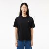 T-Shirts | LACOSTE T-Shirt Relaxed Fit En Jersey De Coton Pima Leger