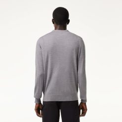 Pullovers | LACOSTE Cardigan En Laine Merinos