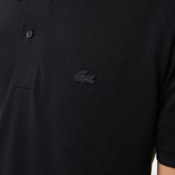 Polos | LACOSTE Polo Homme Slim Fit En Pique Stretch Avec Marquage Lacoste