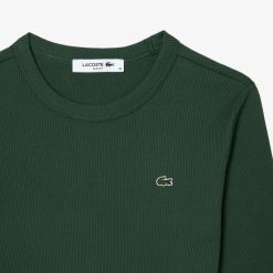 T-Shirts | LACOSTE T-Shirt Cotele Manches Longues En Coton