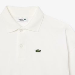 Vetements Garcon | LACOSTE Polo Manches Longues Raye En Jersey Epais