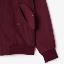 Manteaux & Vestes | LACOSTE Bomber Oversize Fit En Taffetas A Poignets Coteles