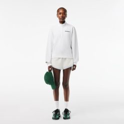 Sweatshirts | LACOSTE Sweatshirt Zippe En Molleton Avec Imprime