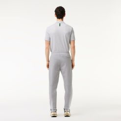 Pantalons & Shorts | LACOSTE Pantalon De Jogging Jogger Slim Fit En Coton Melange Chine