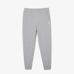 Pantalons & Shorts | LACOSTE Pantalon De Jogging Jogger Slim Fit En Coton Melange Chine