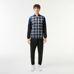 Vetements De Sport | LACOSTE Ensemble De Survetement Homme A Carreaux Lacoste Tennis