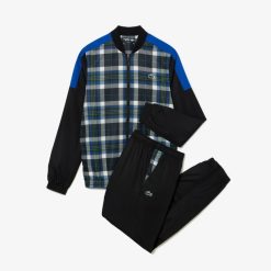 Vetements De Sport | LACOSTE Ensemble De Survetement Homme A Carreaux Lacoste Tennis