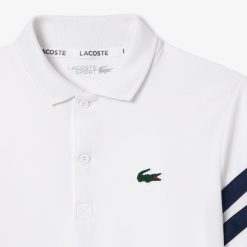 Vetements Garcon | LACOSTE Polo Tennis En Pique Ultra-Dry