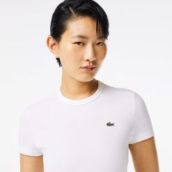 T-Shirts | LACOSTE T-Shirt Slim Fit En Jersey Stretch Extensible