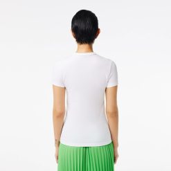 T-Shirts | LACOSTE T-Shirt Slim Fit En Jersey Stretch Extensible