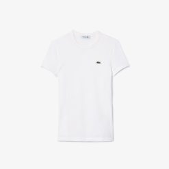 T-Shirts | LACOSTE T-Shirt Slim Fit En Jersey Stretch Extensible