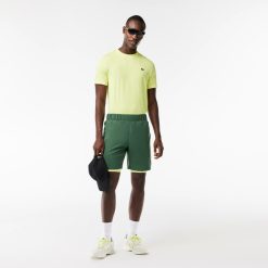 Vetements De Sport | LACOSTE Short Bicolore Homme Lacoste Sport Avec Cycliste Integre