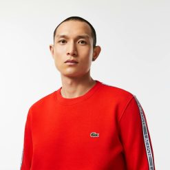 Sweatshirts | LACOSTE Sweatshirt Jogger Homme Classic Fit Avec Bandes Siglees En Molleton