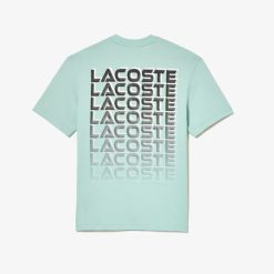 T-Shirts | LACOSTE T-Shirt Imprime En Jersey Epais De Coton