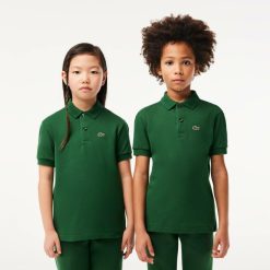 Vetements Fille | LACOSTE Polo Enfant Lacoste Regular Fit En Petit Pique Uni