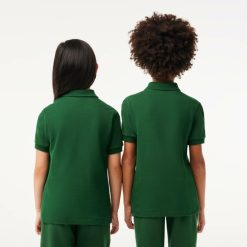 Vetements Fille | LACOSTE Polo Enfant Lacoste Regular Fit En Petit Pique Uni