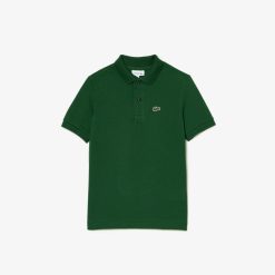 Vetements Fille | LACOSTE Polo Enfant Lacoste Regular Fit En Petit Pique Uni