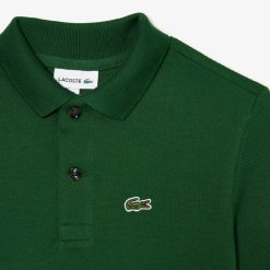 Vetements Fille | LACOSTE Polo Enfant Lacoste Regular Fit En Petit Pique Uni