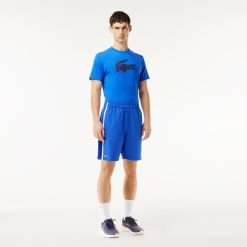 Pantalons & Shorts | LACOSTE Short Leger Lacoste Sport A Empiecements Color-Block