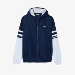 Vetements De Sport | LACOSTE Veste De Survetement Tennis Sportsuit Bande Siglee