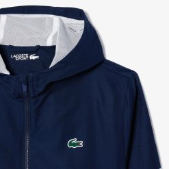 Vetements De Sport | LACOSTE Veste De Survetement Tennis Sportsuit Bande Siglee