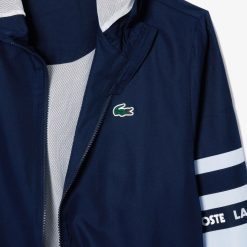 Vetements De Sport | LACOSTE Veste De Survetement Tennis Sportsuit Bande Siglee