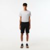 Pantalons & Shorts | LACOSTE Bermuda Slim Fit Uni En Coton Stretch