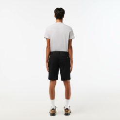 Pantalons & Shorts | LACOSTE Bermuda Slim Fit Uni En Coton Stretch