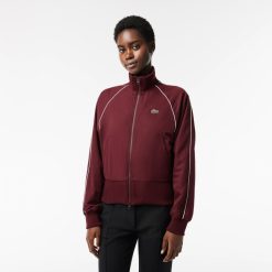 Manteaux & Vestes | LACOSTE Veste Courte Oversize Avec Details Contrastes