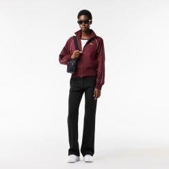 Manteaux & Vestes | LACOSTE Veste Courte Oversize Avec Details Contrastes