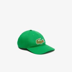 Chapeaux & Casquettes | LACOSTE Casquette Unie Ajustable Lacoste En Twill De Coton Biologique