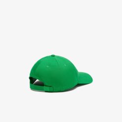 Chapeaux & Casquettes | LACOSTE Casquette Unie Ajustable Lacoste En Twill De Coton Biologique