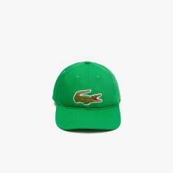 Chapeaux & Casquettes | LACOSTE Casquette Unie Ajustable Lacoste En Twill De Coton Biologique