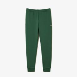 Pantalons & Shorts | LACOSTE Pantalon De Survetement Jogger Slim Fit Homme En Molleton De Coton Biologique