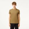 T-Shirts | LACOSTE T-Shirt Col Rond En Jersey De Coton Pima Uni