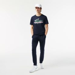 Vetements De Sport | LACOSTE T-Shirt Homme Lacoste Sport Regular Fit En Coton Biologique