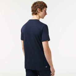 Vetements De Sport | LACOSTE T-Shirt Homme Lacoste Sport Regular Fit En Coton Biologique