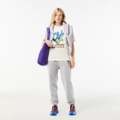 T-Shirts | LACOSTE T-Shirt Relaxed Fit Avec Imprime Signature